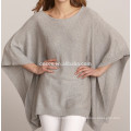 15PKCSP12 Trendy 70% Wolle 30% Kaschmir Poncho Pullover